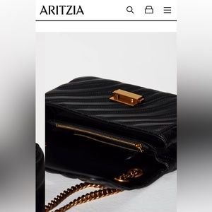 Aritzia Auxiliary Leather Flap Bag